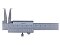 Vernier caliper for internal grooves 10-160mm, reading 0,02mm - —