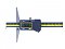 Digital depth caliper 150mm with monobl. hook
