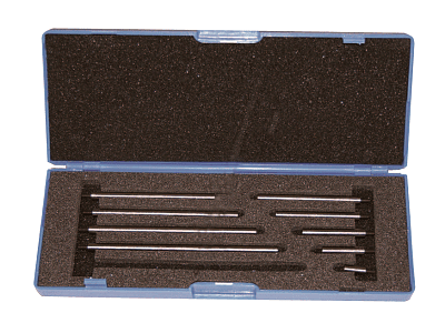 EXTENSION RODS FOR DIAL INDICATOR - set 10-100mm (10, 20, 30, 40, 50, 60, 70, 80, 90, 100mm)