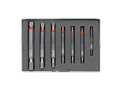 Thread plug gauges - set, 6H, DIN 13, M3,M4,M5,M6,M8,M10,M12