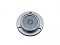 Vial round aluminum with possibility of fixing