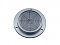 Vial round aluminum with possibility of fixing